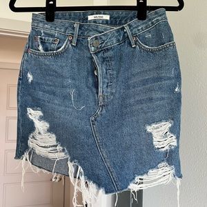 Grlfrnd Denim Mini skirt